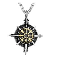 Cordão com Pingente Vegvisir Vikings em Aço Inox Cordão com Pingente Vegvisir Vikings em Aço Inox
