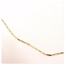 Cordão Cordão Cadeado Masculino 80cm De Ouro 18k 750 Maciça