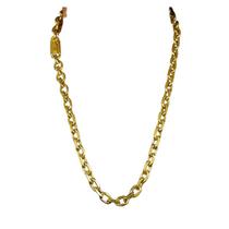 Cordão Corrente Cadeado Quina 12mm moedas antigas