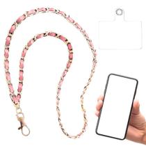 Cordão Corrente Celular Alça de Pescoço e Pulso Universal