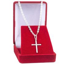 Cordão Corrente De Prata 925 Masculina Piastrine 2.5mm 60cm Pingente Cruz Cordão Corrente De Prata 925 Masculina Piastrine 2.5mm 60cm Pingente Cruz