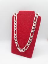 Cordão Corrente Figaro Elos 3 em 1- 50cm x 0.9mm