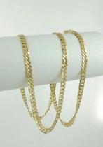 Cordão Corrente Gramas Grossa Grumet 70 Cm Ouro 18k 750