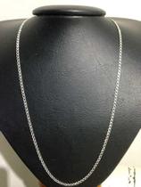 Cordão Corrente Grumet 2mm Prata 925 50cm Unisex