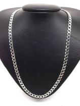 Cordão Corrente GRUMET CURTA 60CM 6.5MM PRATA 925