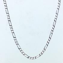 Cordão Corrente Italiana 3 Em 1 60cm X 3mm Em Prata 925 Masc