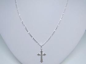 Cordão Corrente Masculina+ Cruz Crucifixo Prata 925