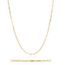 Cordão Corrente Masculina Elo Cadeado Rommanel Banhado Ouro 18k Tamanho 60cm Cordão Corrente Masculina Elo Cadeado Rommanel Banhado Ouro 18k Tamanho 60cm