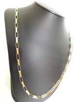 Cordão Corrente Masculina Ouro 18k 750 Grossa 60cm Cadeado Cordão Corrente Masculina Ouro 18k 750 Grossa 60cm Cadeado