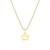 Cordão Corrente Ouro 18k 50cm + Pingente Patinha Cordão Corrente Ouro 18k 50cm + Pingente Patinha