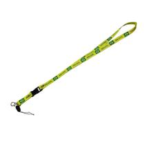 Cordão Crachá Brasil Lanyard Mosquetão Chaveiro Cartão Segurança Evento Empresa Identificação Cordão Crachá Brasil Lanyard Mosquetão Chaveiro Cartão Segurança Evento Empresa Identificação