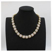 CORDÃO CRAVEJADO 12MM - BANHADO OURO 18k CORDÃO CRAVEJADO 12MM - BANHADO OURO 18k