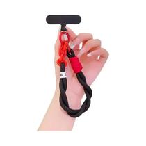 Cordão Curto Para Celular Com Duas Cordas, Suporte Anti-Perda Para Cartão, Alça Universal Para Capa