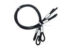 Cordão de aço, corda de aço, cordão de cabo, alça de segurança, 4 unidades Cordão de aço, corda de aço, cordão de cabo, alça de segurança, 4 unidades