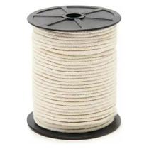 Cordão de Algodão 6mm 50 Metros Cru para Macramê Artesanato