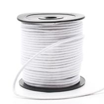 Cordão de Algodão Trançado Simples Branco Danitex 3mm - 50 Metros