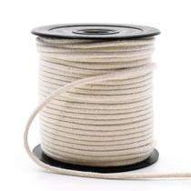 Cordão de Algodão Trançado Simples Cru Danitex 3mm - 50 Metros