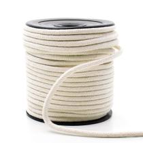 Cordão de Algodão Trançado Simples Cru Danitex 5mm - 30 Metros