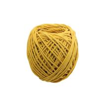 Cordão de Algodão Trancelim 6mm para Artesanato e Macramê Amarelo 50 mts Cordão de Algodão Trancelim 6mm para Artesanato e Macramê Amarelo 50 mts