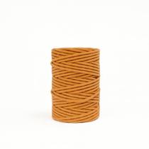 Cordão de Algodão Trancelim 6mm para Artesanato e Macramê Laranja - 50mts