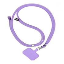 Cordão de Celular Ajustável com 2 Placas Suporte Alça Transversal até 75cm, Universal Cordão de Celular Ajustável com 2 Placas Suporte Alça Transversal até 75cm, Universal