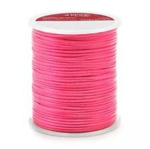 Cordão de cetim 1mm arte punto 50 metros cor 158 rosa neon