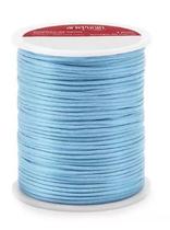 Cordão de cetim 1mm artepunto cd001 cor 156 azul claro 50 mts