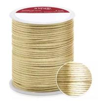 Cordão de cetim 2mm arte punto cd001 cor 050 marfim 50 metros