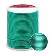 Cordão de cetim 2mm arte punto cd001 cor 161 petróleo 50 metros