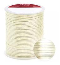 Cordão de cetim 2mm artepunto cd001 cor 081 off white 50 mts