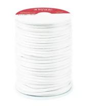 Cordão de cetim 4mm arte punto cd001 cor 001 branco 40 metros
