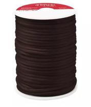 Cordão de cetim 4mm arte punto cd001 cor 031 marrom 40 metros