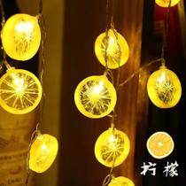 Cordão De Claro LED Em Formato De Bateria Lemon Decorativa 1.8m/10 Para Jardim De Casa/Festa D Cor - ying