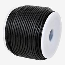 Cordão de Couro GENIQUE 1,5 mm Preto 20 m Cordão de Couro GENIQUE 1,5 mm Preto 20 m