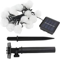 Cordão De Fada LEDs Solar Lâmpadas Luzes Amarela Natal 5m