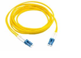 Cordão De Fibra Óptico Duplex Lc-Lc Sm - 1,70 Metros