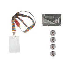 Cordão De Identificação Autista + Adesivo Para Documento Cordão De Identificação Autista + Adesivo Para Documento