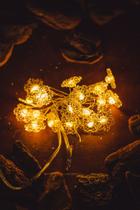 Cordão de Led 20 lâmpadas flocos de neve Natal 2M Cordão de Led 20 lâmpadas flocos de neve Natal 2M