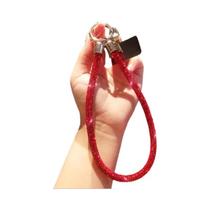 Cordão De Luxo Para Celular Com Diamantes, Corrente Curta Leve, Alça De Mão Com Clipe De Metal