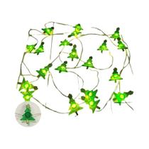 Cordão De Luz LED Papai Noel E Boneco De Neve Para Decoração De Natal Em Casa, Enfeite De Árvore De