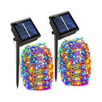 Cordão De Luz LED Solar À Prova d'Água Para Exterior 32m 22m 11m 7m, Lâmpada De Fada Para Jardim,