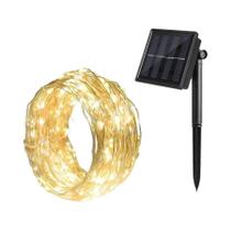 Cordão De Luzes LED Solar À Prova d'Água Para Decoração De Natal, Halloween E Festas No Jardim Cordão De Luzes LED Solar À Prova d'Água Para Decoração De Natal, Halloween E Festas No Jardim