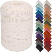Cordão de macramê de algodão NOANTA 3mm x 300m Corda bege Cordão de macramê de algodão NOANTA 3mm x 300m Corda bege