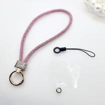 Cordão de Mão com glitter Para Capa de Celular ,curto para usar no Pulso , Ant-Perda corrente móvel Cordão de Mão com glitter Para Capa de Celular ,curto para usar no Pulso , Ant-Perda corrente móvel