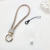 Cordão de Mão com glitter Para Capa de Celular ,curto para usar no Pulso , Ant-Perda corrente móvel Cordão de Mão com glitter Para Capa de Celular ,curto para usar no Pulso , Ant-Perda corrente móvel