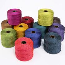 Cordão de miçangas The Beadsmith S-Lon 1,5 mm de nylon, pacote com 12 unidades e 70 mm Cordão de miçangas The Beadsmith S-Lon 1,5 mm de nylon, pacote com 12 unidades e 70 mm