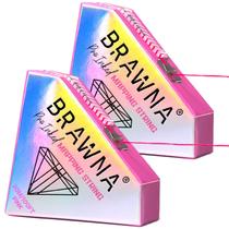 Cordão de microblading BRAWNA Pink para medir sobrancelhas x2
