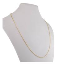 Cordão De Ouro 18k 750 Masculino Corrente Cadeado 1.8 70 Cm