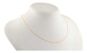 Cordão De Ouro 18k Feminino Corrente Cadeado 0.9 40 Cm Colar