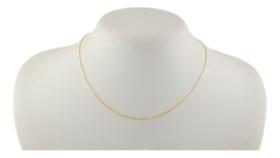 Cordão De Ouro 18k Feminino Corrente Cadeado 1.1 45 Cm Colar